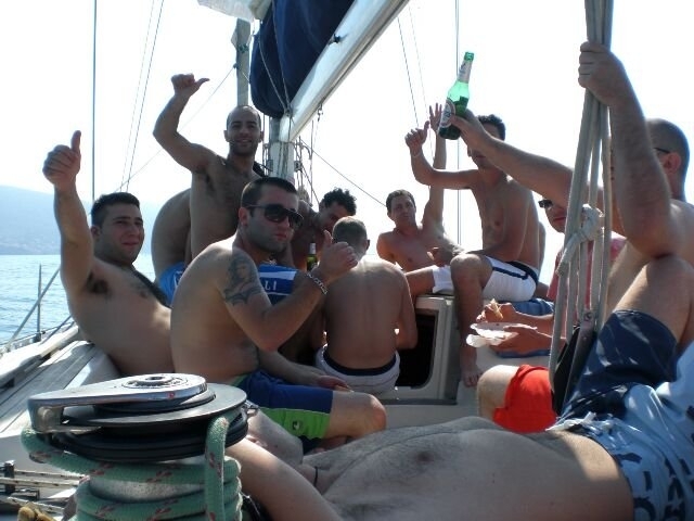 Addio Al celibato in barca a vela